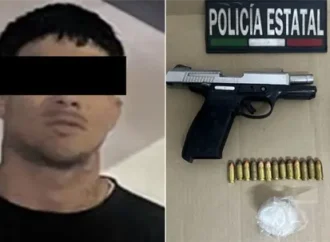 Capturan a joven con arma y presunta metanfetamina durante operativo en Hermosillo