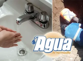 Reparación de tubería provoca baja presión de agua en colonias Cumbres y Palermo de Hermosillo
