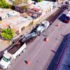 Cierran la calle Francisco Monteverde a la altura del HIES