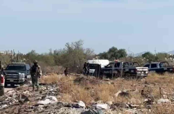 Investigan hallazgo de un hombre sin vida en un camino de terracería al norte de Hermosillo