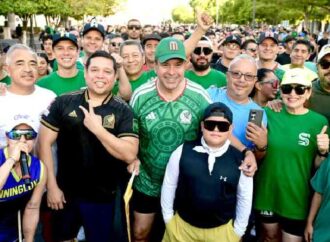 Astiazarán celebra trote amistoso con más de mil corredores rumbo al Maratón Internacional Hermosillo 2026