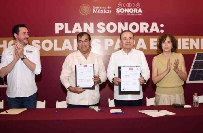 Durazo lanza programa de paneles solares para reducir hasta 70% el recibo de luz en hogares sonorenses
