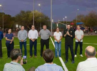 Moderniza Gobierno de Hermosillo alumbrado del Parque Deportivo Los Portales