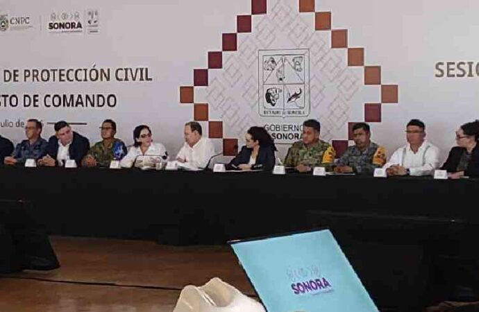 Instala Durazo puesto comando en Sonora para la temporada de lluvias