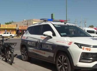 Motociclista resulta herido tras choque en el norte de Hermosillo