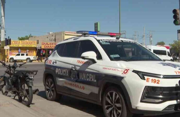 Motociclista resulta herido tras choque en el norte de Hermosillo
