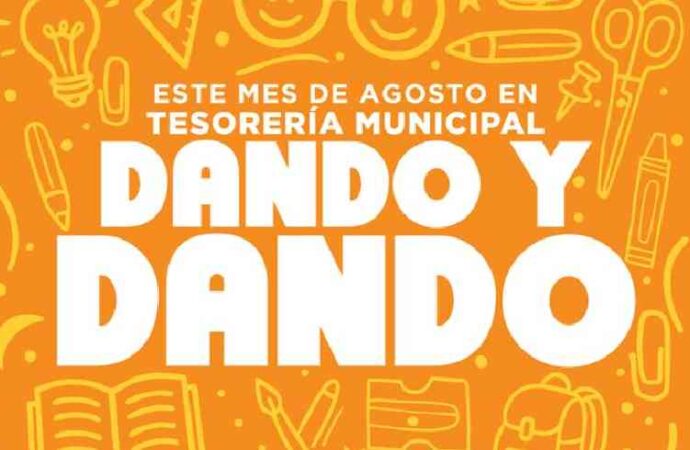 Invita Tesorería Municipal a participar en el programa “Dando y Dando 2026” con descuentos a cambio de útiles escolares