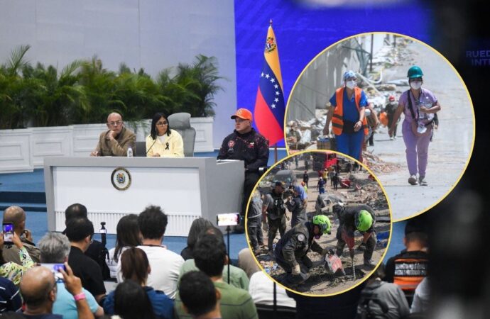 Venezuela eleva a 2 mil 595 la cifra de muertos por terremotos; continúan labores de rescate y búsqueda