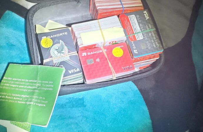 Desmantelan banda delincuencial que operaba prestamos irregulares con retención de tarjetas bancarias en Agua Prieta, Sonora