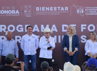En Cajeme Durazo refrenda apoyo a familias vulnerables y garantiza un año de respaldo económico