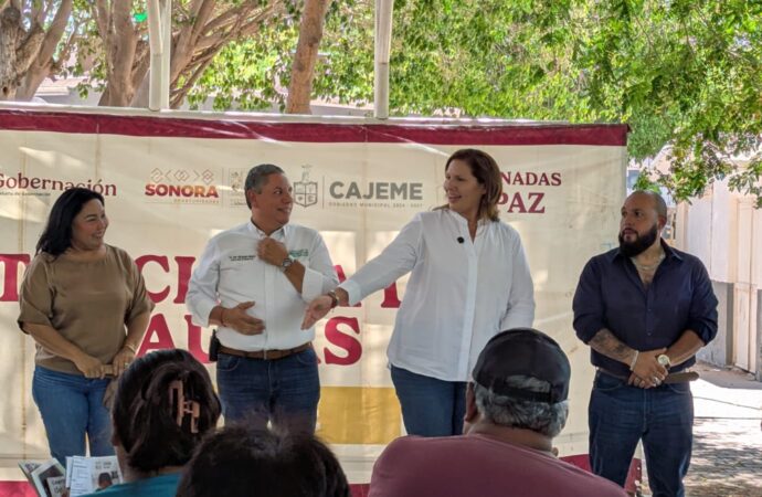 Llaman a padres de familia a fortalecer la prevención desde el hogar durante Feria por la Paz en Pueblo Yaqui