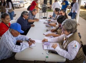 Avanzan operativos de programas del Bienestar en Cajeme; llaman a beneficiarios a evitar aglomeraciones en bancos