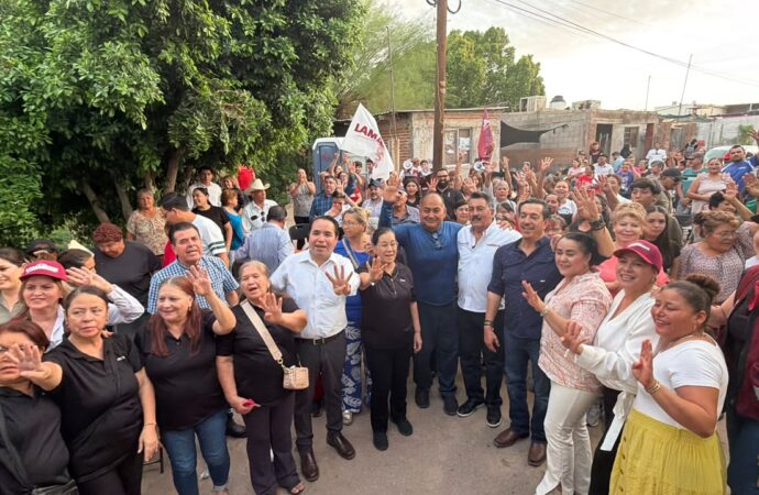 Lamarque y Figueroa llaman a recuperar Hermosillo en recorrido por el Sahuaro