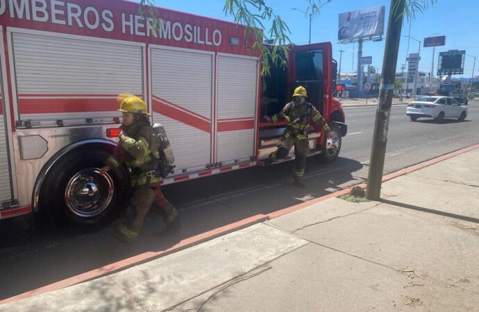 Atienden conato de incendio en clínica del ISSSTE en Hermosillo