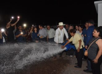 Tienen navojoenses de Tierra Blanca en Tesia nuevo pozo para suministro de agua