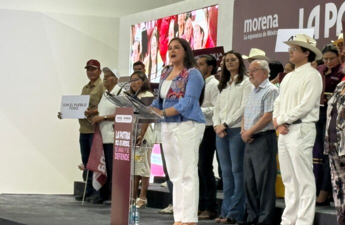 Respaldan Morenistas el proyecto de Celida López