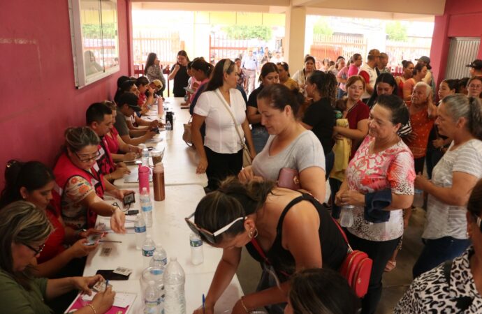 DIF Navojoa acerca servicios y apoyos a más de mil 300 personas en la ampliación beltrones