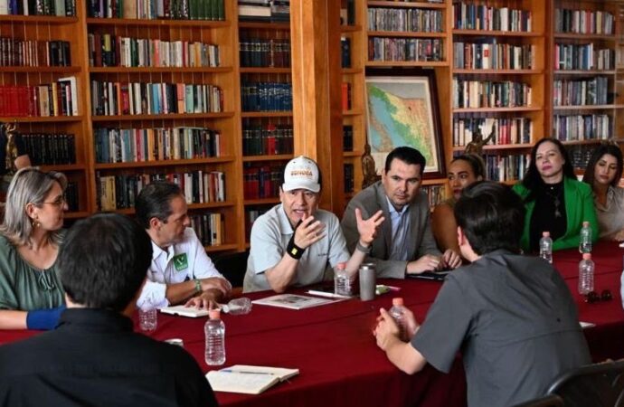Primer encuentro entre Durazo y Maloro tras su llegada al Verde: “Construyendo acuerdos”