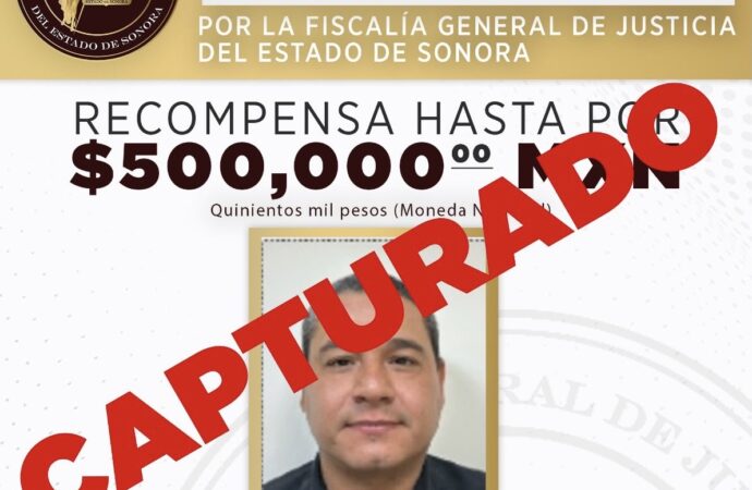 Capturan a exagente de la AMIC buscado por intento de homicidio de abogado en Hermosillo