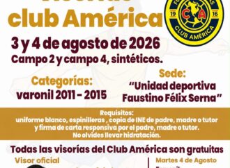 Club América realiza visorías gratuitas en navojoa para detectar talento juvenil