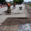 Rehabilitación de calle 300 registra avance del 55% con inversión superior a 100 millones de pesos