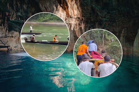 Pescador mexicano sobrevive 15 días atrapado a más de 100 metros en un cenote de Veracruz y Oaxaca