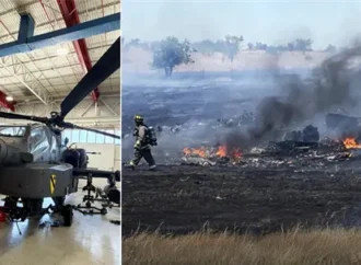Mueren dos militares tras estrellarse helicóptero Apache cerca de Fort Hood, Texas