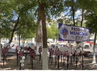 Visibilizan causa de desaparecidos con memorial en Hermosillo