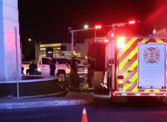 Motociclista resulta lesionado tras choque contra pickup en Hermosillo