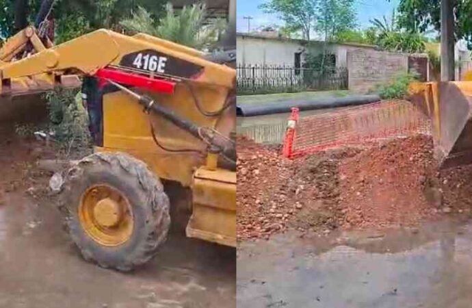 Agua de Hermosillo avanza en la rehabilitación del colector sanitario del Sahuaro