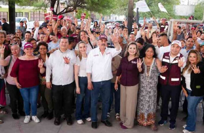 Javier Lamarque camina Las Minitas y Las Lomas de Hermosillo: la transformación se fortalece cerca del pueblo
