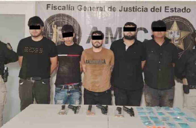 Caen cinco armados en Hermosillo; uno tenía ocho órdenes de aprehensión