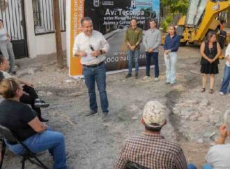 Astiazarán cumple a vecinos de la Solidaridad con rehabilitación de calle Tecoripa