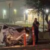 Choque en el poniente de Hermosillo deja un lesionado y causa daños al panteón municipal
