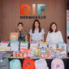 Recibe Patty Ruibal más de 5 mil 800 útiles para donar del programa Dando y Dando