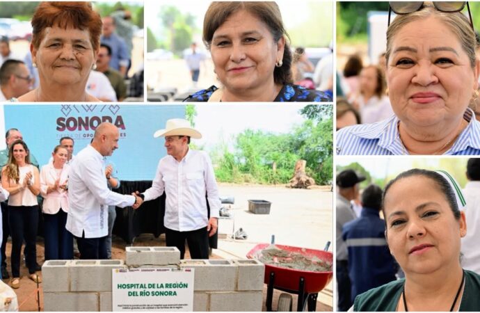 Habitantes del Río Sonora agradecen a Durazo y Sheinbaum por hacer realidad el Hospital Regional