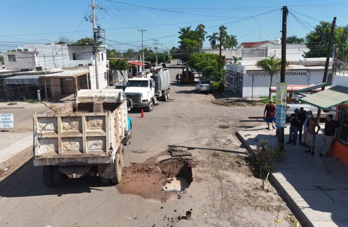 Llama Oomapasc a extremar precauciones por trabajos de drenaje en la colonia Sochiloa