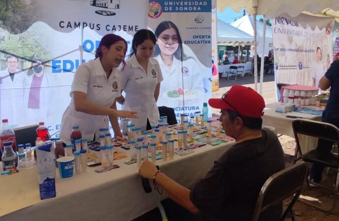 Reactiva UNISON módulos itinerantes de salud en beneficio de sus alumnos