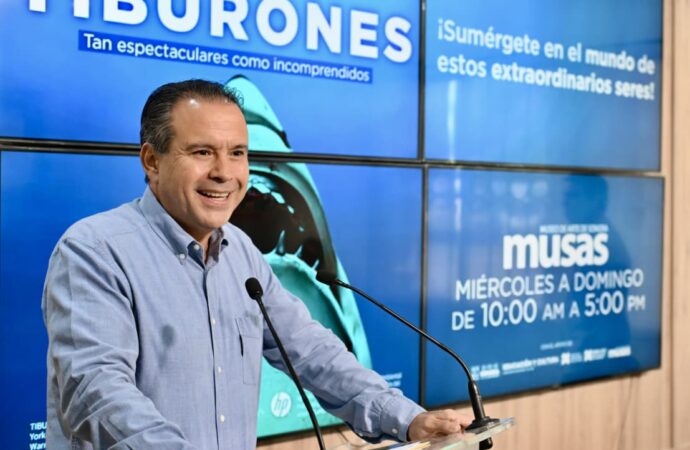 Megalodón, 12 especies y 700 metros de exhibición: Astiazarán trae a Hermosillo “tiburones”