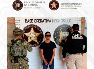 FGJES ejecuta orden de aprehensión por doble homicidio calificado cometido en Hermosillo