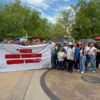 Se manifiestan trabajadores de ATS Creations por huelga