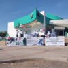 Jubilados de la CFE protestan en instalaciones del Vado del Río en Hermosillo