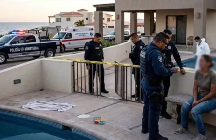 Detienen a niñera tras muerte de bebé ahogada en alberca de san carlos