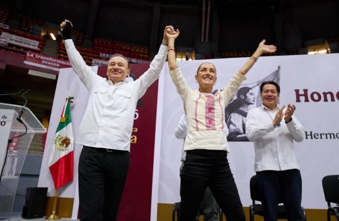 Los sonorenses tienen el respaldo de la presidenta Claudia Sheinbaum