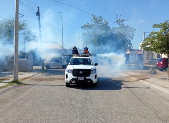Arranca Agustín Rodríguez jornadas de fumigación contra el dengue en Hermosillo