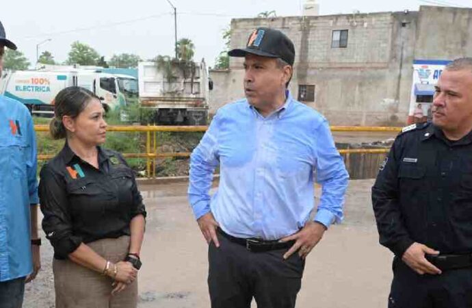 Supervisa Toño Astiazarán trabajos preventivos ante lluvias por huracán “Polo”