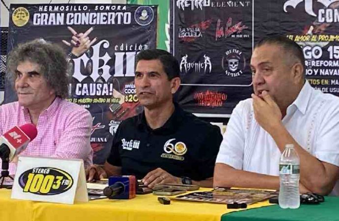 Realizarán Rock con Causa en Hermosillo