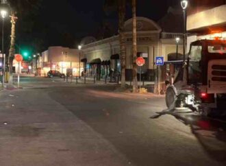 Mantiene Gobierno de Hermosillo limpieza con barrido en principales vialidades