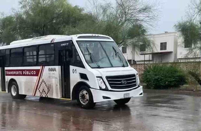 Habrá menos camiones del transporte público por lluvias