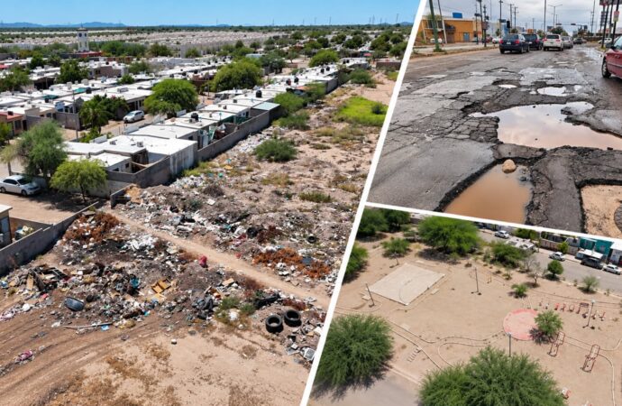 Hermosillo a ras de calle: vecinos señalan problemas con el agua, baches, basura y parques descuidados